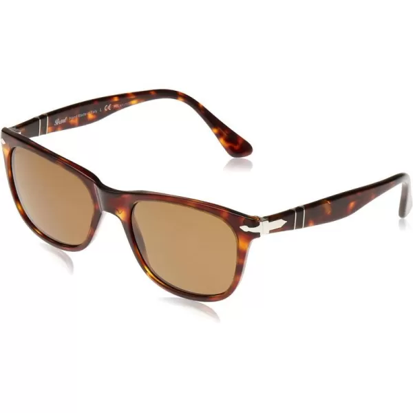 Persol PO3291S Rectangular SunglassesHavanaBrown Polarized