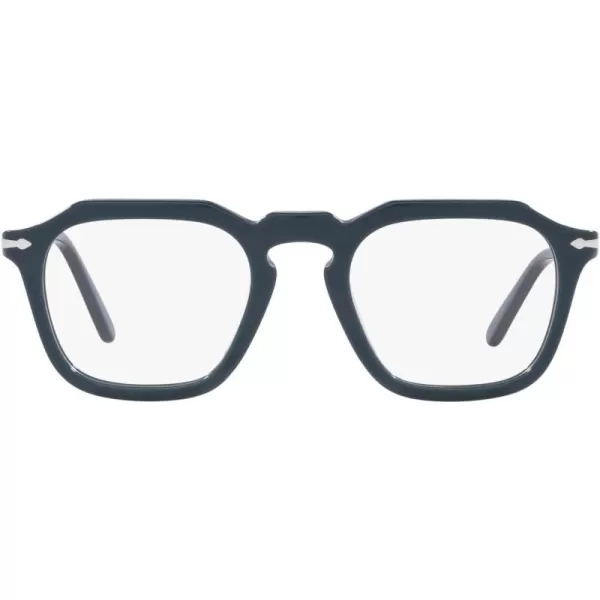 Persol PO3292V Square Prescription Eyewear FramesDusty BlueDemo Lens