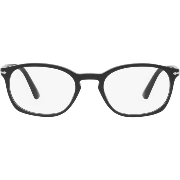 Persol PO3303V Square Prescription Eyewear FramesBlackDemo Lens