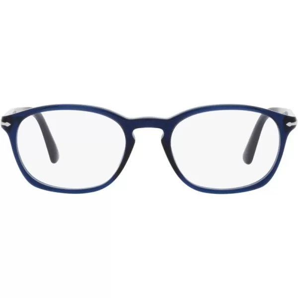 Persol PO3303V Square Prescription Eyewear FramesBlueDemo Lens