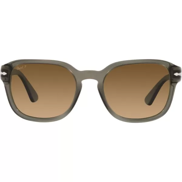 Grey Taupe Transparent/Brown Gradient Polarized