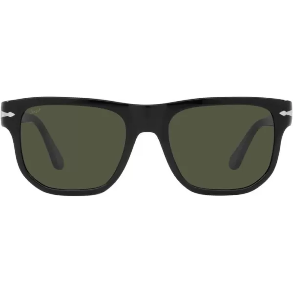 Persol PO3306S Square SunglassesBlackGreen