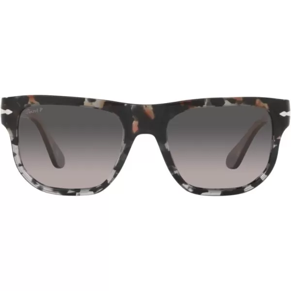 Persol PO3306S Square SunglassesBrown and Grey TortoiseGrey Gradient Polarized