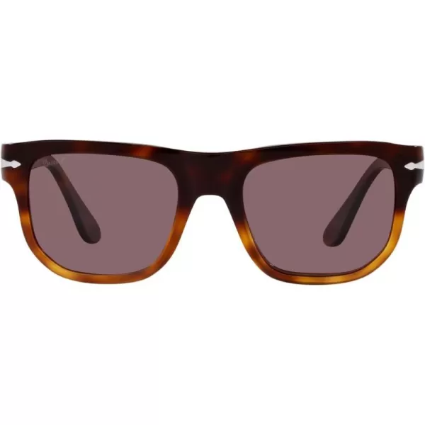 Persol PO3306S Square SunglassesBrownLight BrownDark Violet Polarized