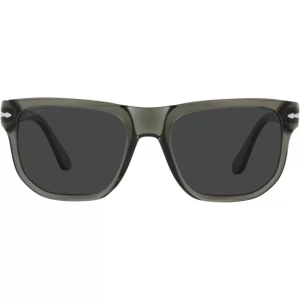 Persol PO3306S Square SunglassesOpal SmokeDark Grey Polarized