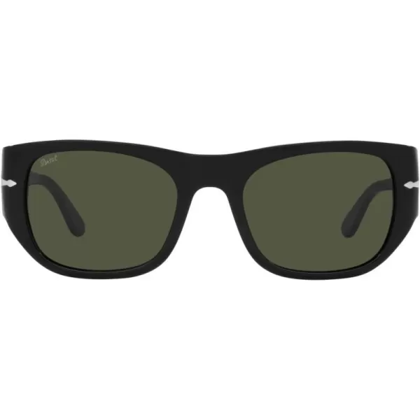 Persol PO3308S Rectangular SunglassesBlackGreen