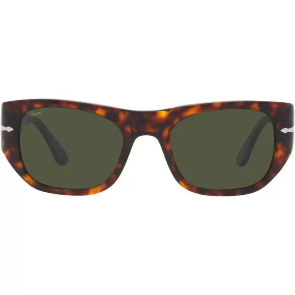 Persol PO3308S Rectangular SunglassesHavanaGreen