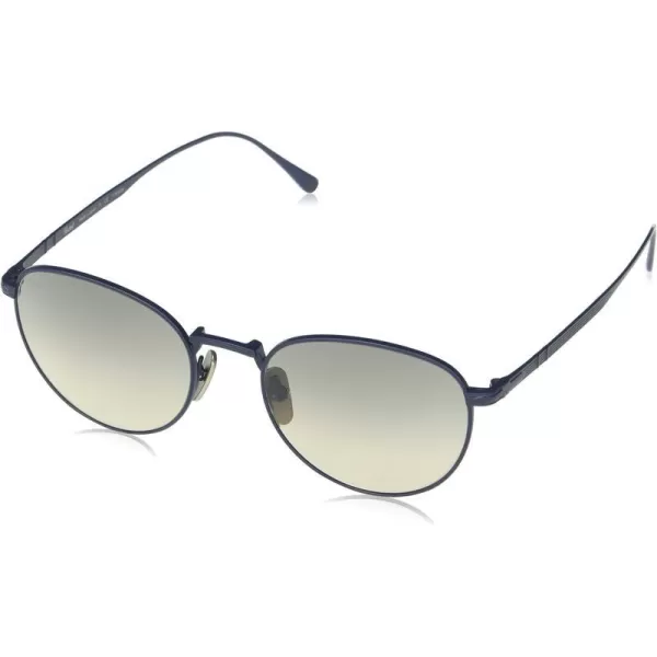 Persol PO5002ST Round SunglassesBrushed NavyGrey Gradient