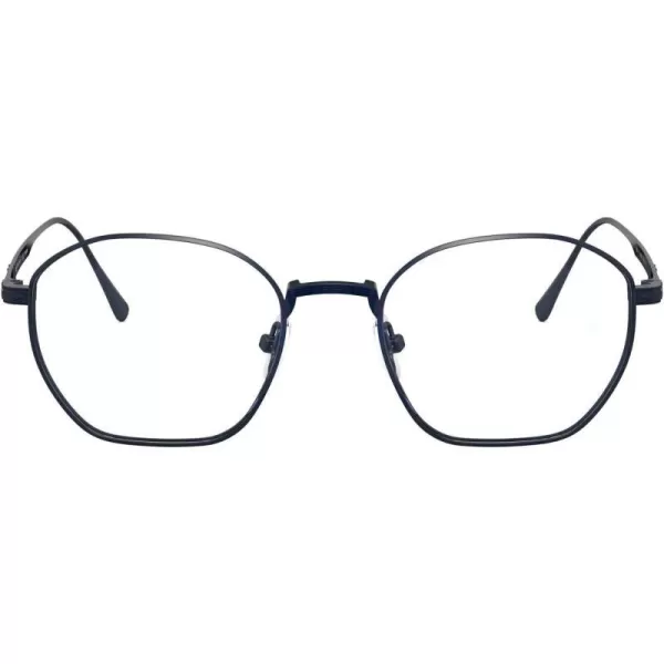 Persol PO5004VT Round Prescription Eyewear FramesBrushed NavyDemo Lens