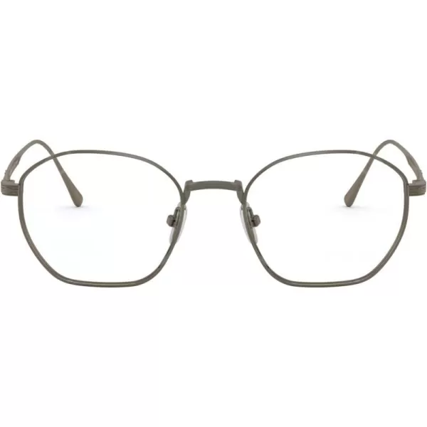 Persol PO5004VT Round Prescription Eyewear FramesPewterDemo Lens