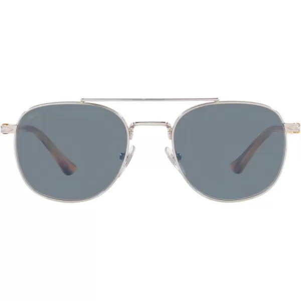 Persol Po1006s Square SunglassesSilverLight Blue