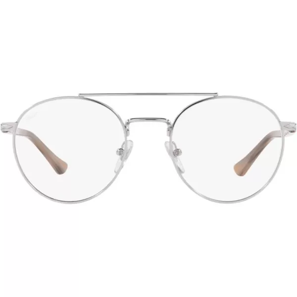 Persol Po1011s Square SunglassesSilverTransition Clear to Grey