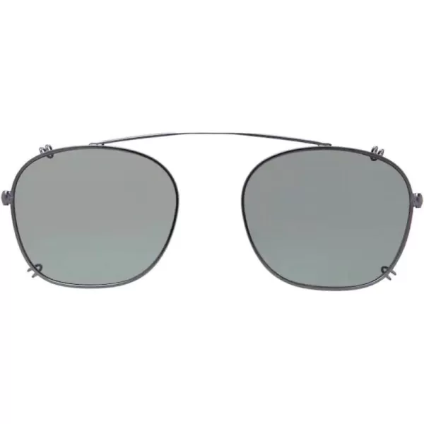 Persol Po3007c Clipon Sunglasses for Square Prescription Eyewear FramesGunmetalGreen Polarized