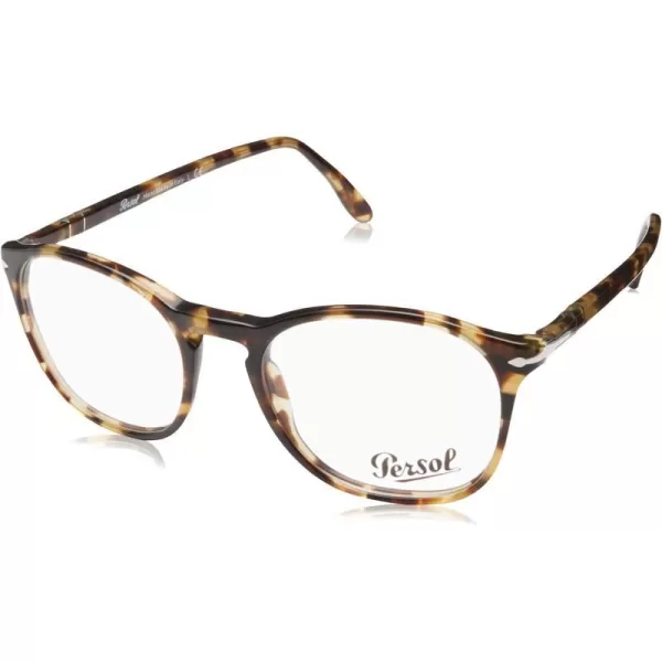 Persol Po3007v Square Prescription Eyewear FramesBrownBeige TortoiseDemo Lens