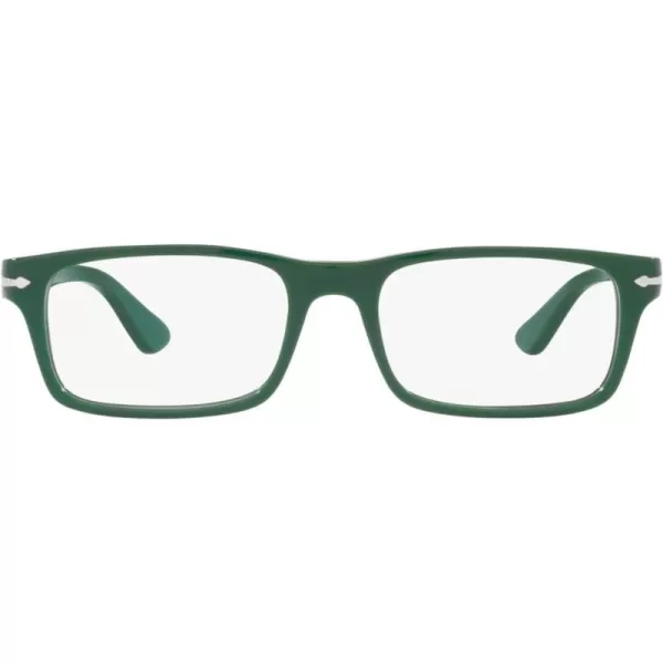 Persol Po3050v Rectangular Prescription Eyewear FramesSolid GreenDemo Lens