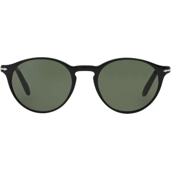 Persol Po3092sm Steve McQueen Round SunglassesBlackGreen