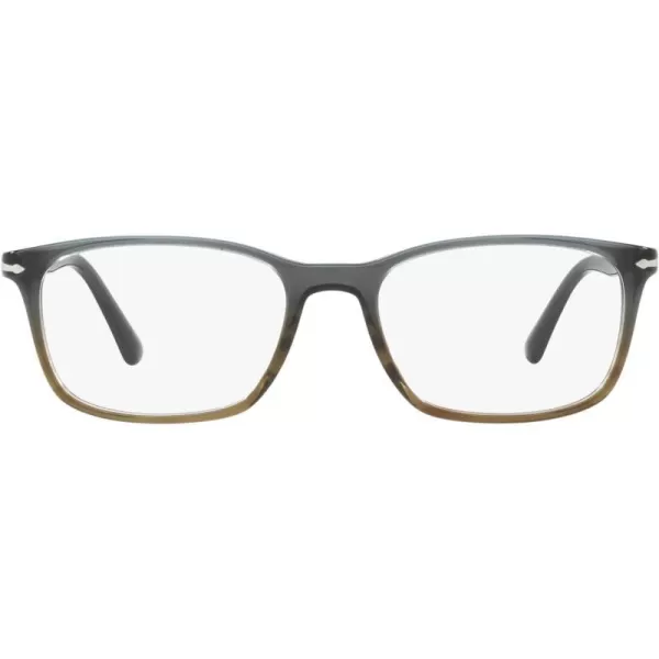 Persol Po3189v Rectangular Prescription Eyewear FramesGradient Grey StripedDemo Lens