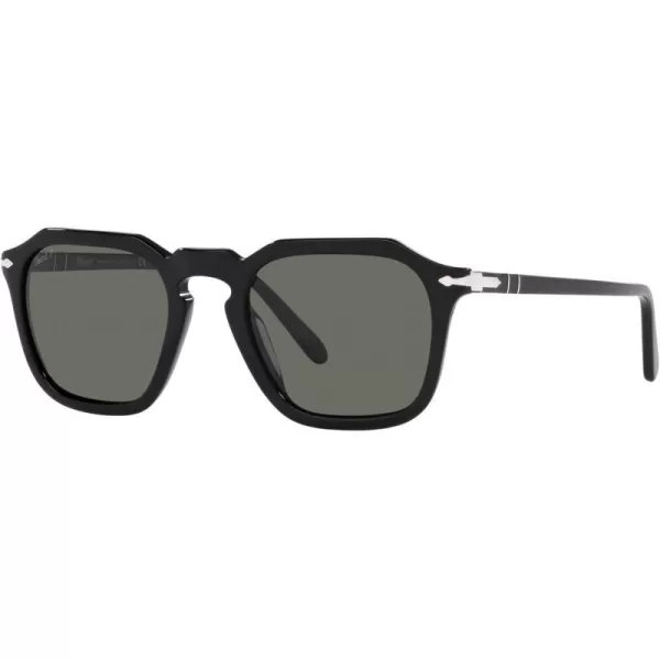 Persol Po3292s Square SunglassesBlackGreen Polarized