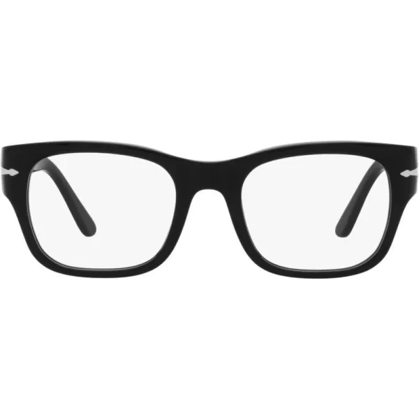 Persol Po3297v Rectangular Prescription Eyewear FramesBlackDemo Lens