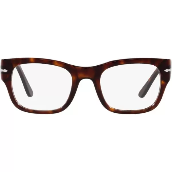 Persol Po3297v Rectangular Prescription Eyewear FramesHavanaDemo Lens