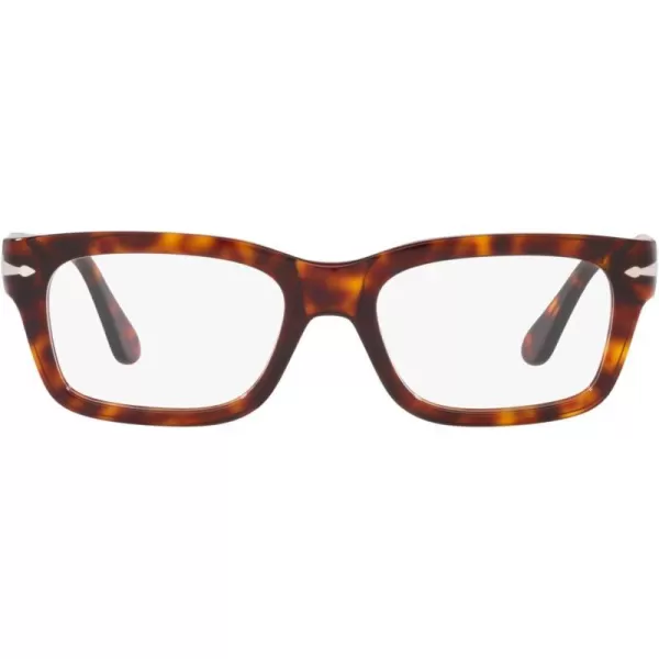 Persol Po3301v Rectangular Prescription Eyewear FramesHavanaDemo Lens