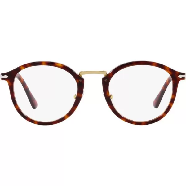 Persol Po3309v Round Prescription Eyewear FramesHavanaDemo Lens