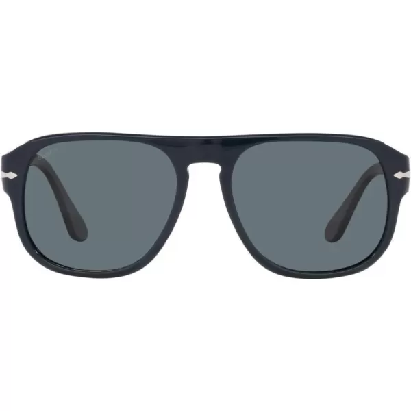 Persol Po3310s Aviator SunglassesDusty BlueDark Blue Polarized