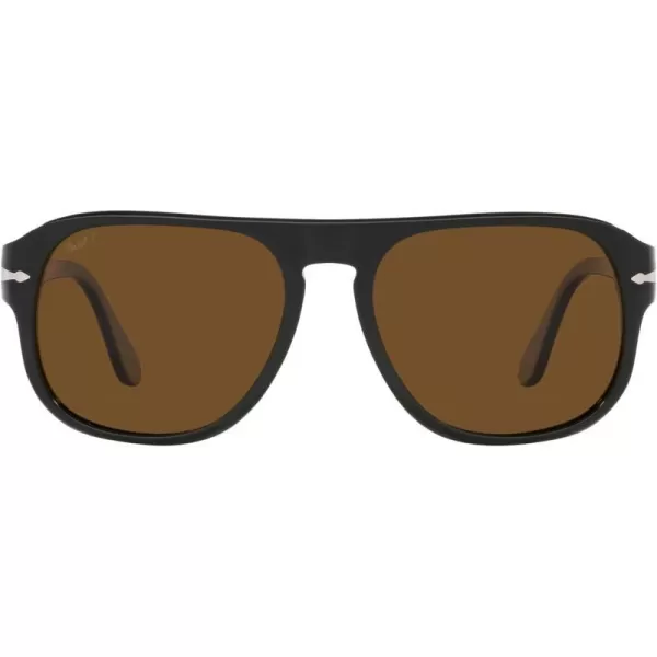 Persol Po3310s Aviator SunglassesMatte Dark GreenPolarized Brown