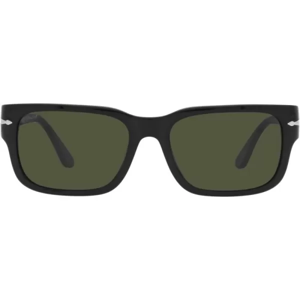 Persol Po3315s Rectangular SunglassesBlackGreen