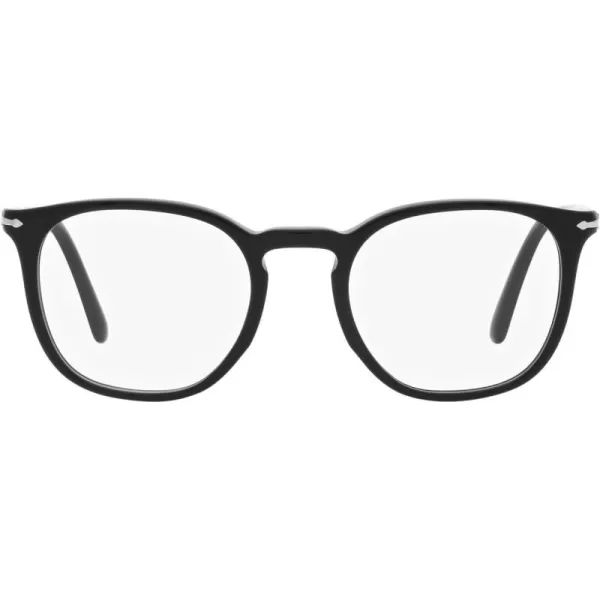 Persol Po3318v Round Prescription Eyewear FramesBlackDemo Lens