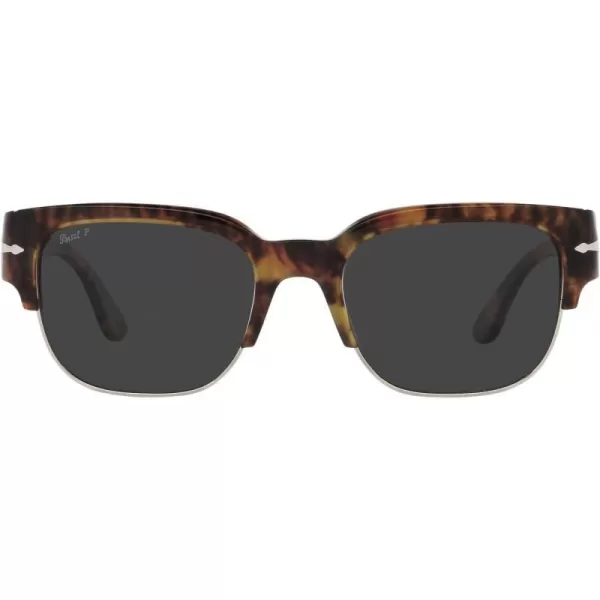 Persol Po3319s Square SunglassesCaffePolarized Black