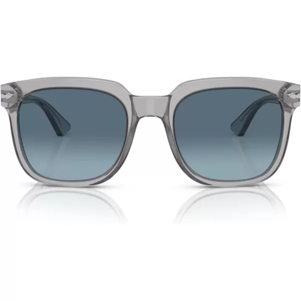 Persol Po3323s Square SunglassesTransparent Grey