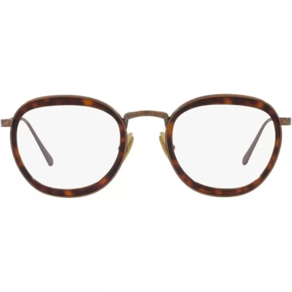 Persol Po5009vt Round Prescription Eyewear FramesBrownDemo Lens