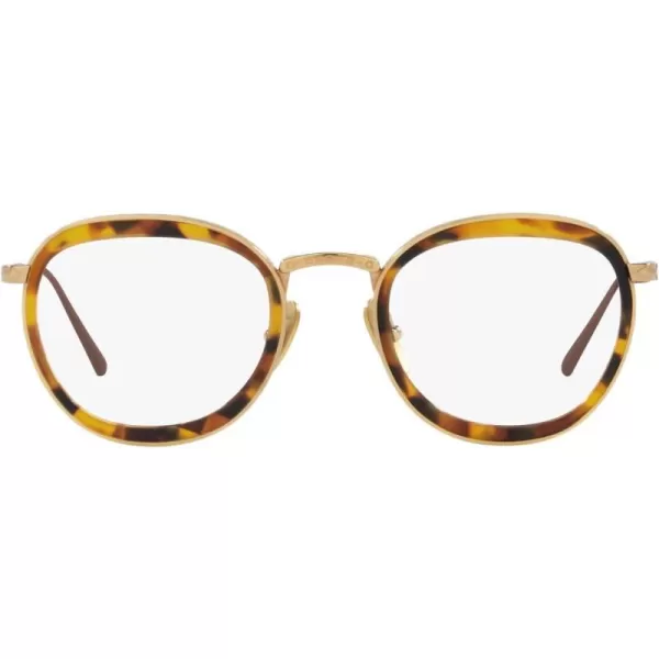 Persol Po5009vt Round Prescription Eyewear FramesGoldDemo Lens