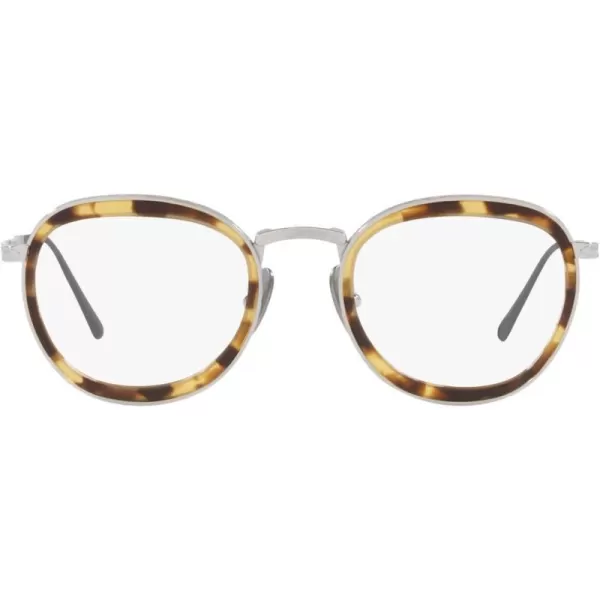 Persol Po5009vt Round Prescription Eyewear FramesSilverDemo Lens