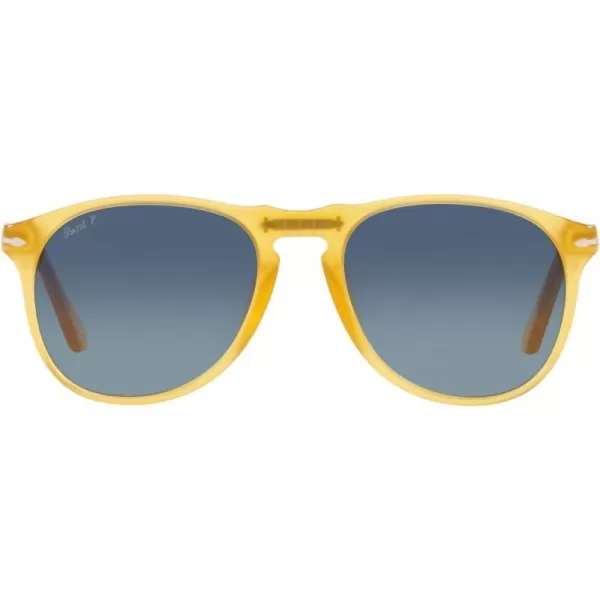 Persol Po9649s Aviator SunglassesMieleAzure Blue Gradient Polarized