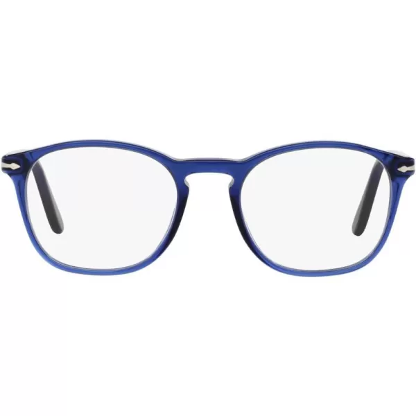 Persol Womens Po3007v Square Prescription Eyewear FramesCobaltoDemo Lens