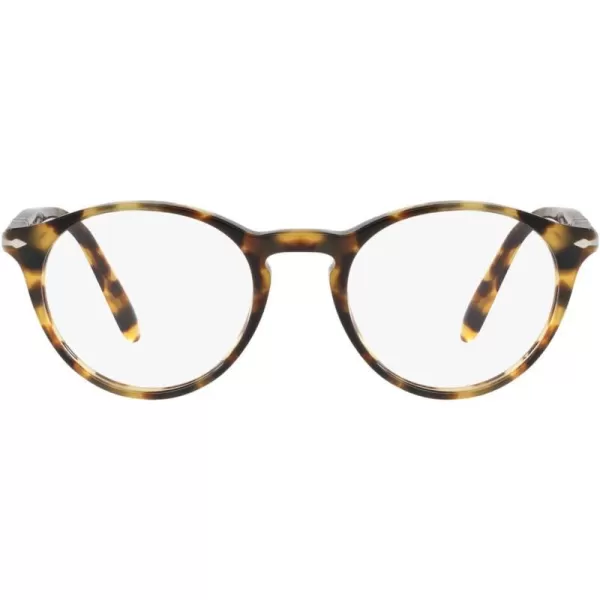 Persol Womens Po3092v Round Prescription Eyewear FramesBrownBeige TortoiseDemo Lens