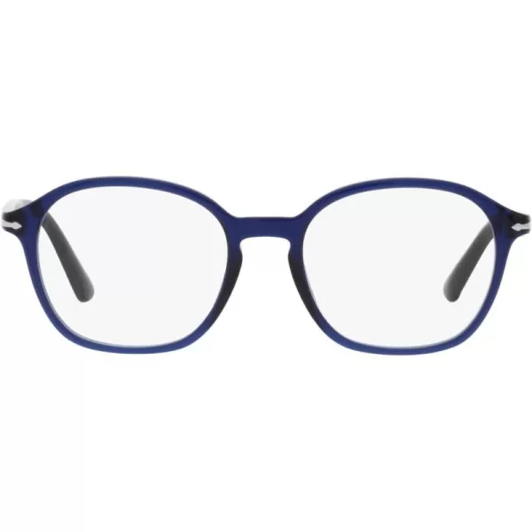 Persol Womens Po3296v Square Prescription Eyewear FramesBlueDemo Lens