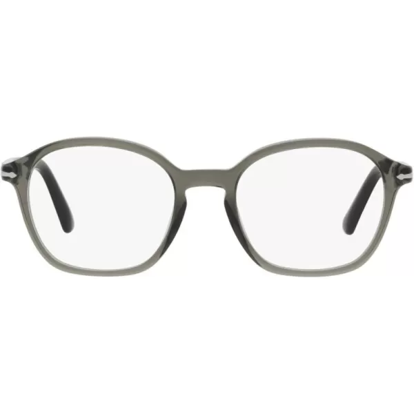 Persol Womens Po3296v Square Prescription Eyewear FramesOpal SmokeDemo Lens