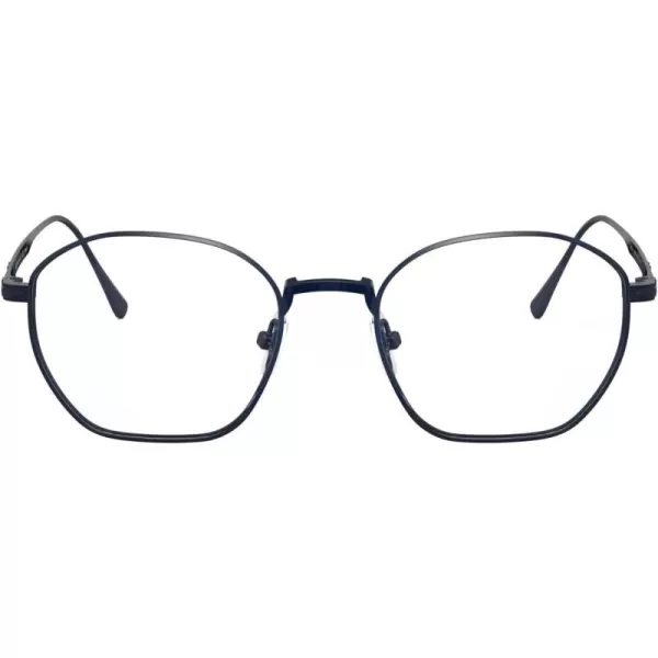 Persol Womens Po5004vt Round Prescription Eyewear FramesBrushed NavyDemo Lens