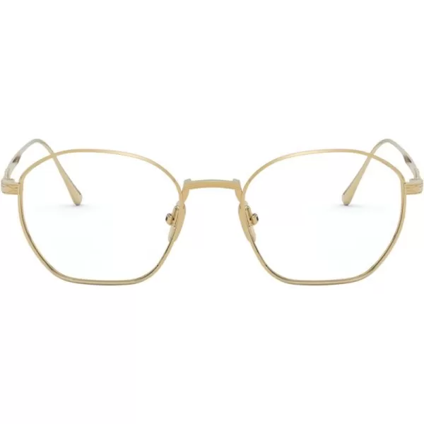 Persol Womens Po5004vt Round Prescription Eyewear FramesGoldDemo Lens