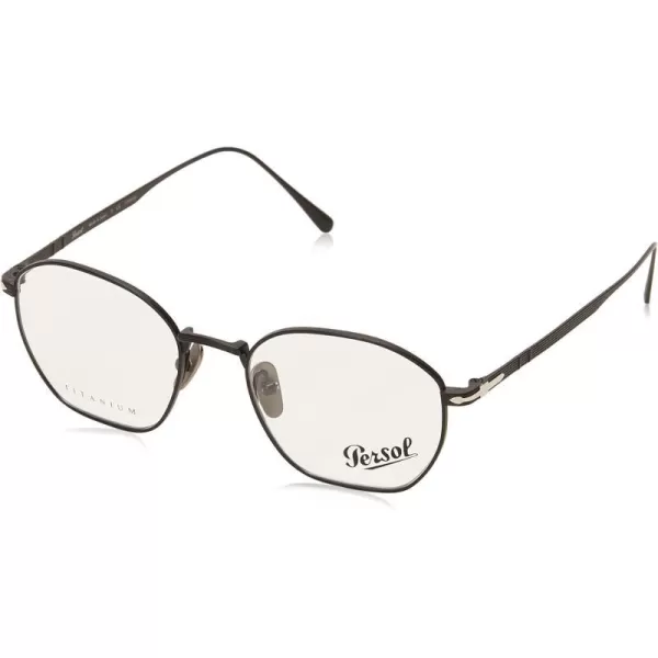 Persol Womens Po5004vt Round Prescription Eyewear FramesMatte BlackDemo Lens