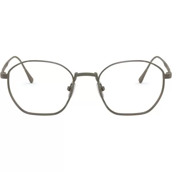 Persol Womens Po5004vt Round Prescription Eyewear FramesPewterDemo Lens