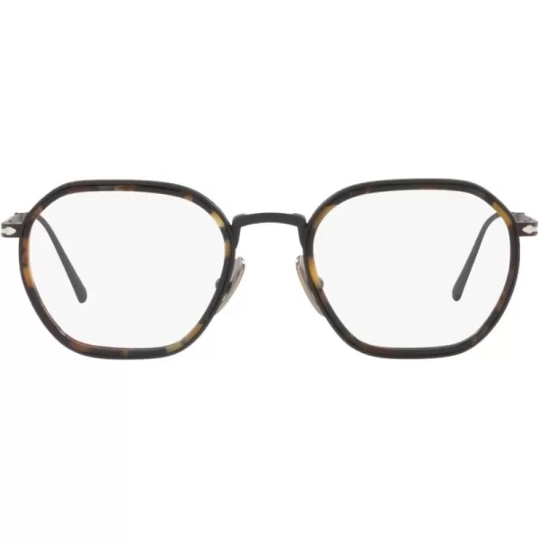 Persol Womens Po5011vt Round Prescription Eyewear FramesBlackDemo Lens