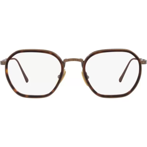 Persol Womens Po5011vt Round Prescription Eyewear FramesBrownDemo Lens