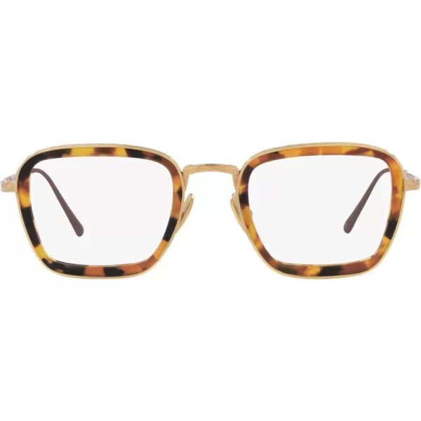 Persol Womens Po5011vt Round Prescription Eyewear FramesGoldDemo Lens