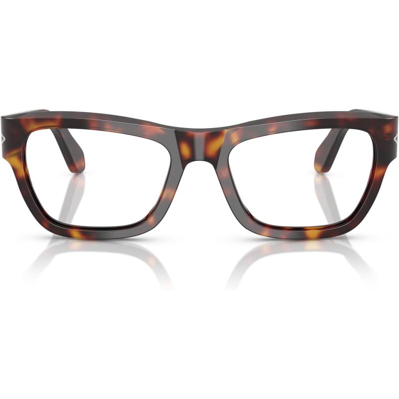 imagePersol Po0091v Square Prescription Eyewear FramesHavanaDemo Lens