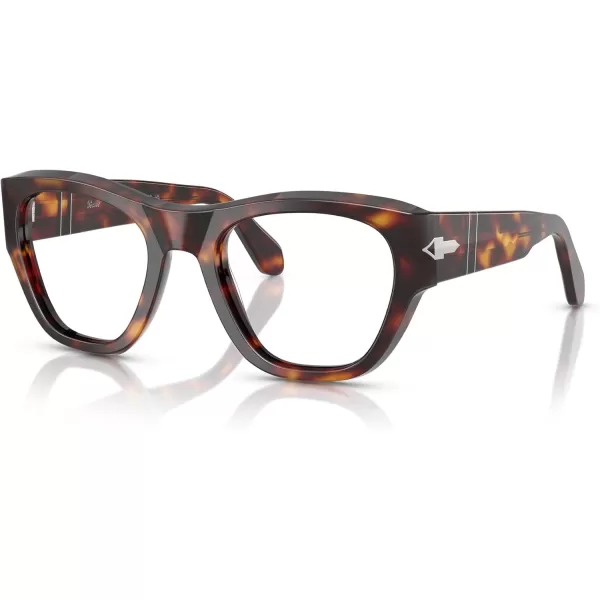 imagePersol Po0054v Square Prescription Eyewear FramesHavanaDemo Lens