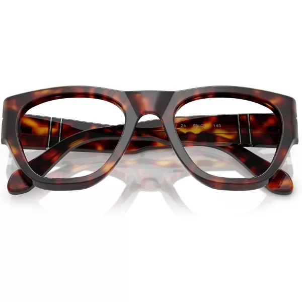 imagePersol Po0054v Square Prescription Eyewear FramesHavanaDemo Lens